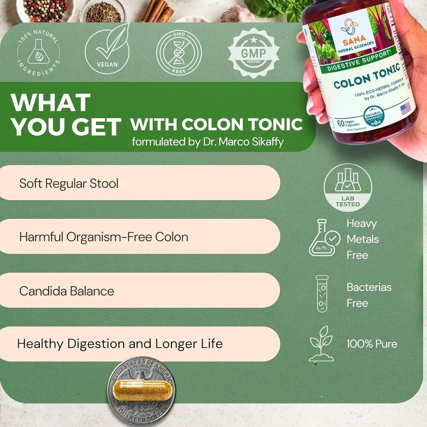 Dr. Sikaffy's Sana Herbal Sciences 15-Day Detox for Artery Health & Digestive Support - Organic Cleanse for Women & Men - Espot.com.au