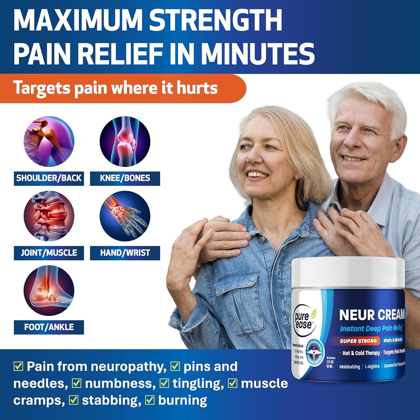 2oz-pure-ease-neuropathy-pain-relief-cream---fast-acting-formula-for-maximum-strength-nerve-pain-relief-in-feet-hands-legs-toes---with-nitric-oxide-booster-natural-ingredients-4