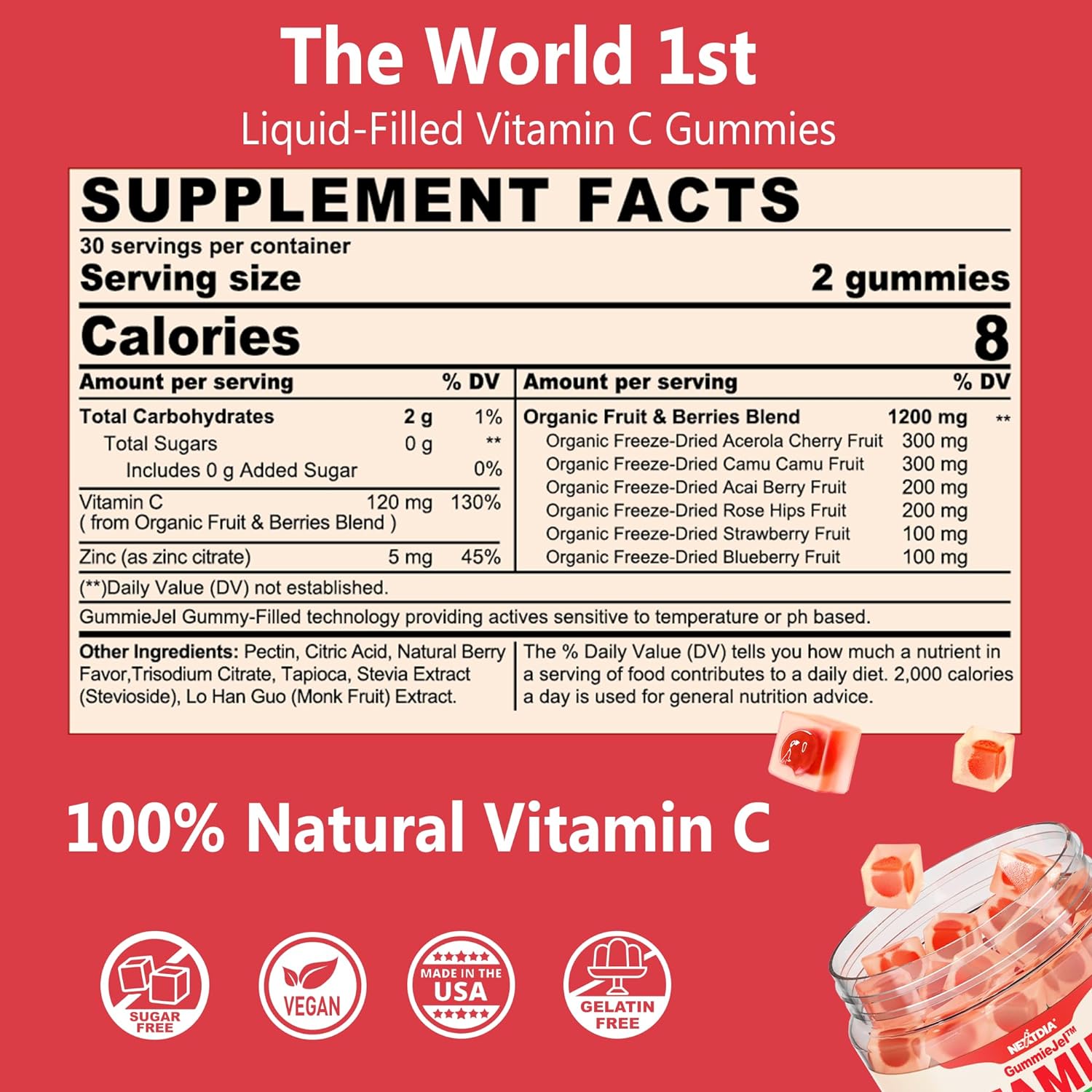 organic-vegan-whole-food-vitamin-c-gummies-for-adults-kids---natural-antioxidants-bioflavonoids---immune-collagen-support---high-absorption---zero-sugar---chewable---60-count-2