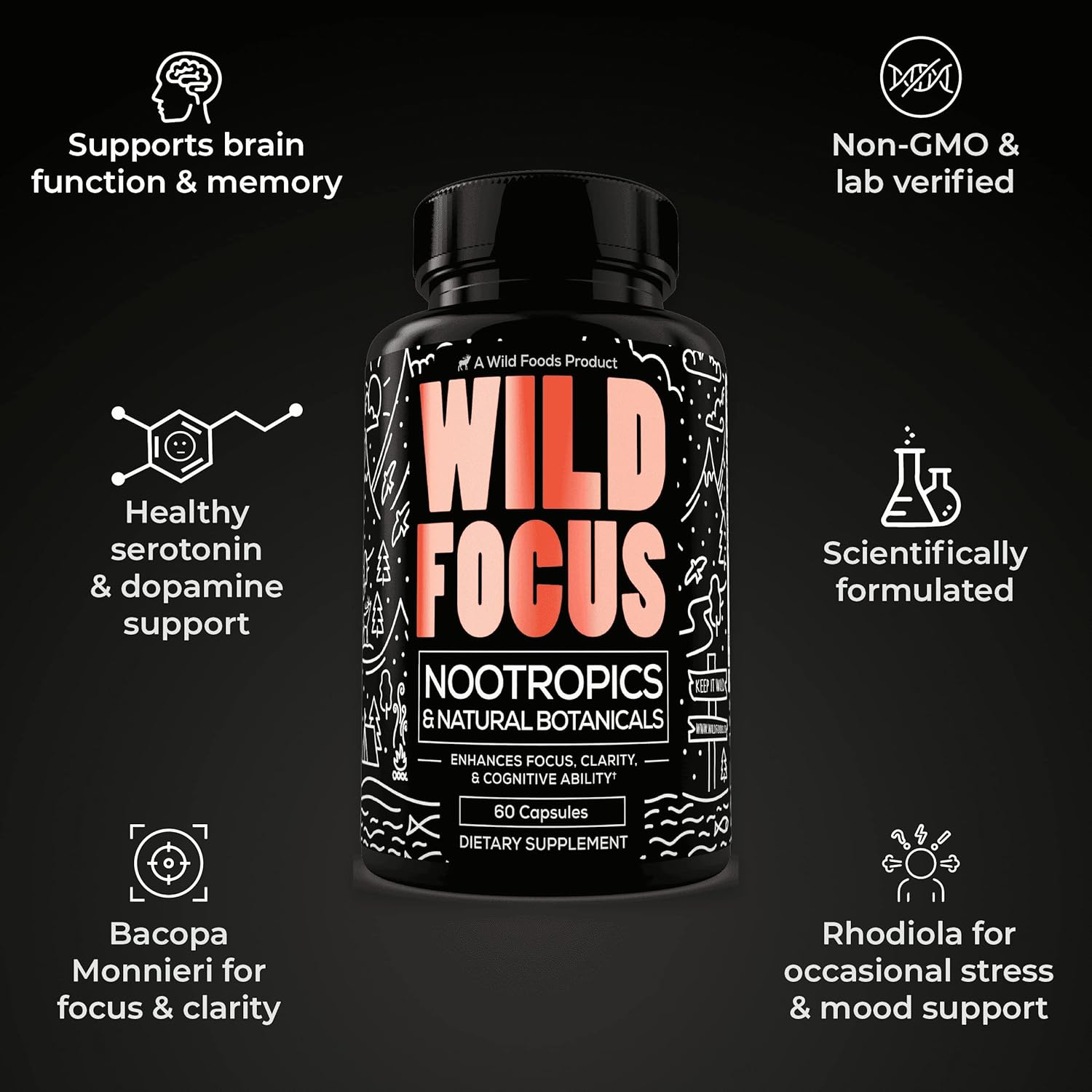 natural-nootropic-brain-supplement-with-lions-mane-ginkgo-biloba-bacopa-monnieri-lemon-balm---caffeine-free-plant-based-formula---60-capsules-6