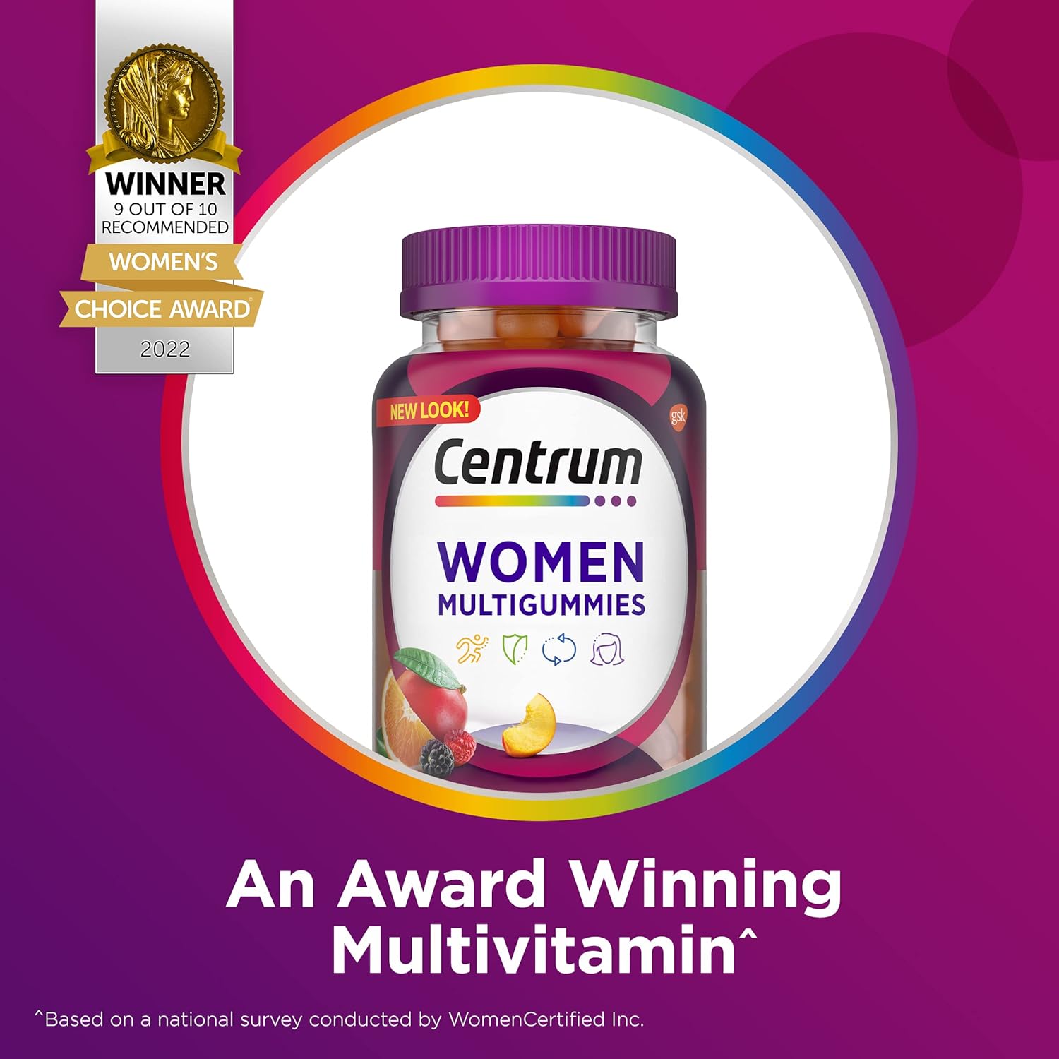 centrum-multigummies-womens-multivitamin---170-gummies-vitamin-d3-b-vitamins-antioxidants-assorted-fruit-flavor---pack-of-2-2