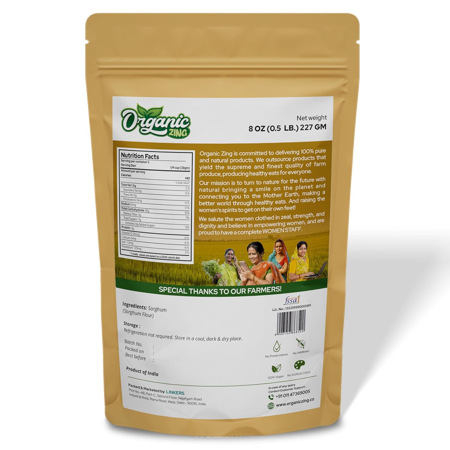 organic-zing-usda-certified-organic-sorghum-flour-from-india---227g-8-oz-pack-of-1---gluten-free-jowar-flour-2