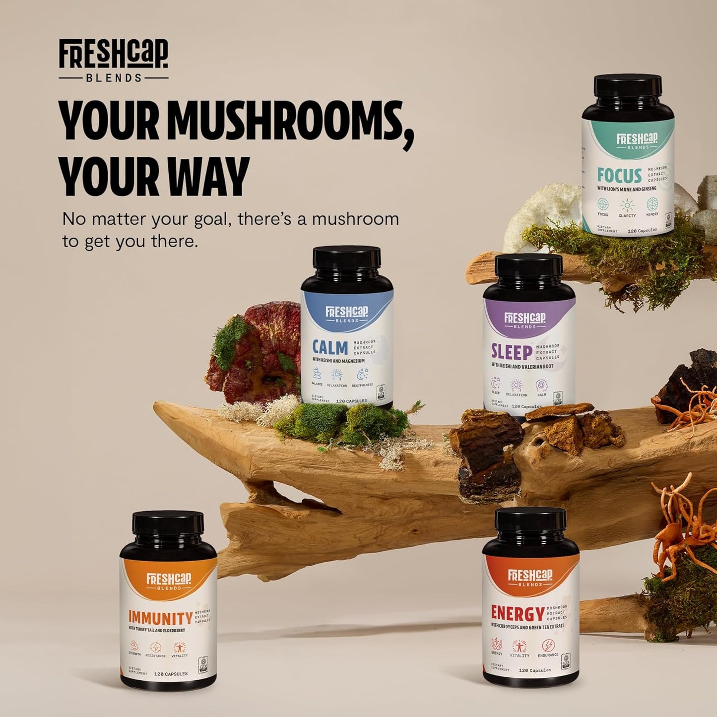 freshcap-energy-support-capsules---ayurveda-cordyceps-mushroom-blend-for-men-and-women---boost-energy-and-fight-fatigue-with-cordyceps-extract---120-capsules-9