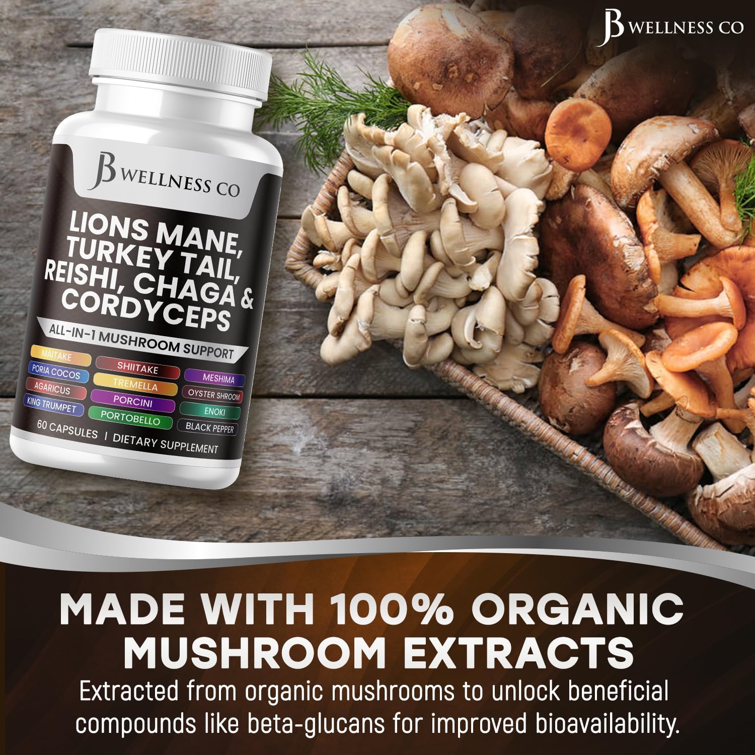 lions-mane-turkey-tail-mushroom-supplement-for-cognitive-immune-support---60-count-with-reishi-cordyceps-chaga-marshmallow-root---jb-wellness-co-7