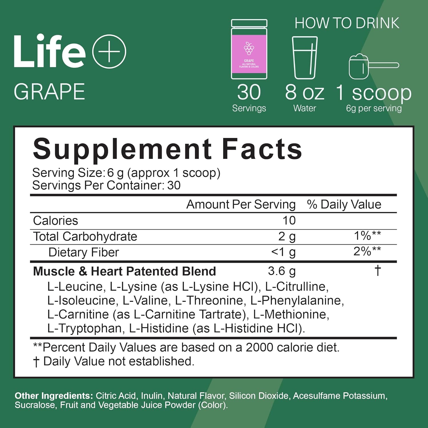 vegan-amino-co-essential-amino-acids-powder---eaa-supplement-for-muscle-growth-heart-health---leucine-and-citrulline---grape-flavor-30-servings-non-gmo-blood-pressure-support-40-3