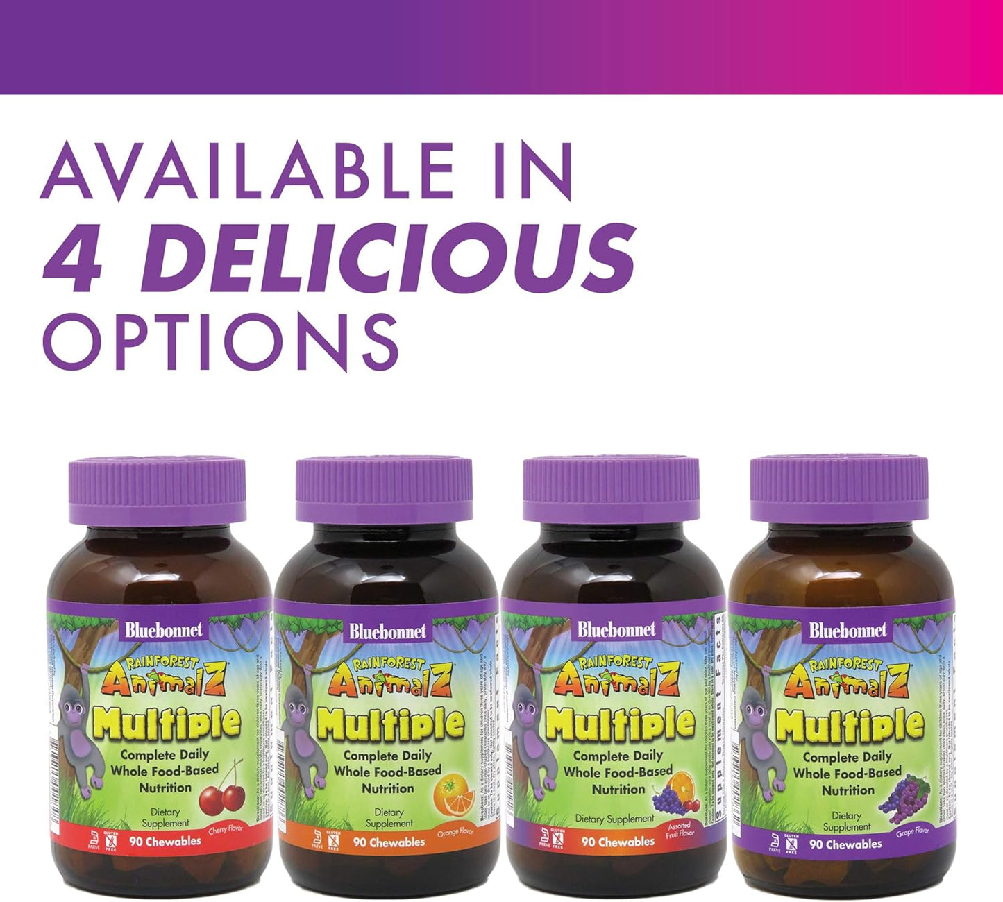 bluebonnet-super-earth-rainforest-animalz-multiple-chewable---90-count---light-greypurple---kids-multivitamin-supplement-10