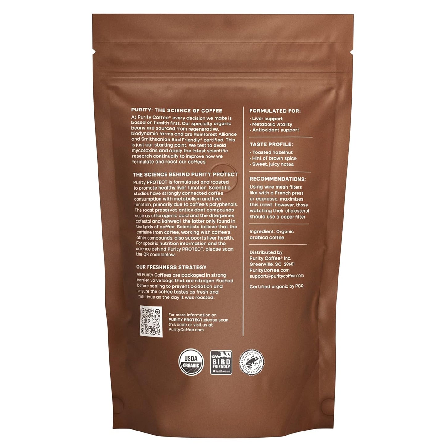 usda-certified-organic-purity-coffee-protect-whole-bean-light-medium-roast---high-antioxidant-arabica---third-party-tested---12-oz-bag-2