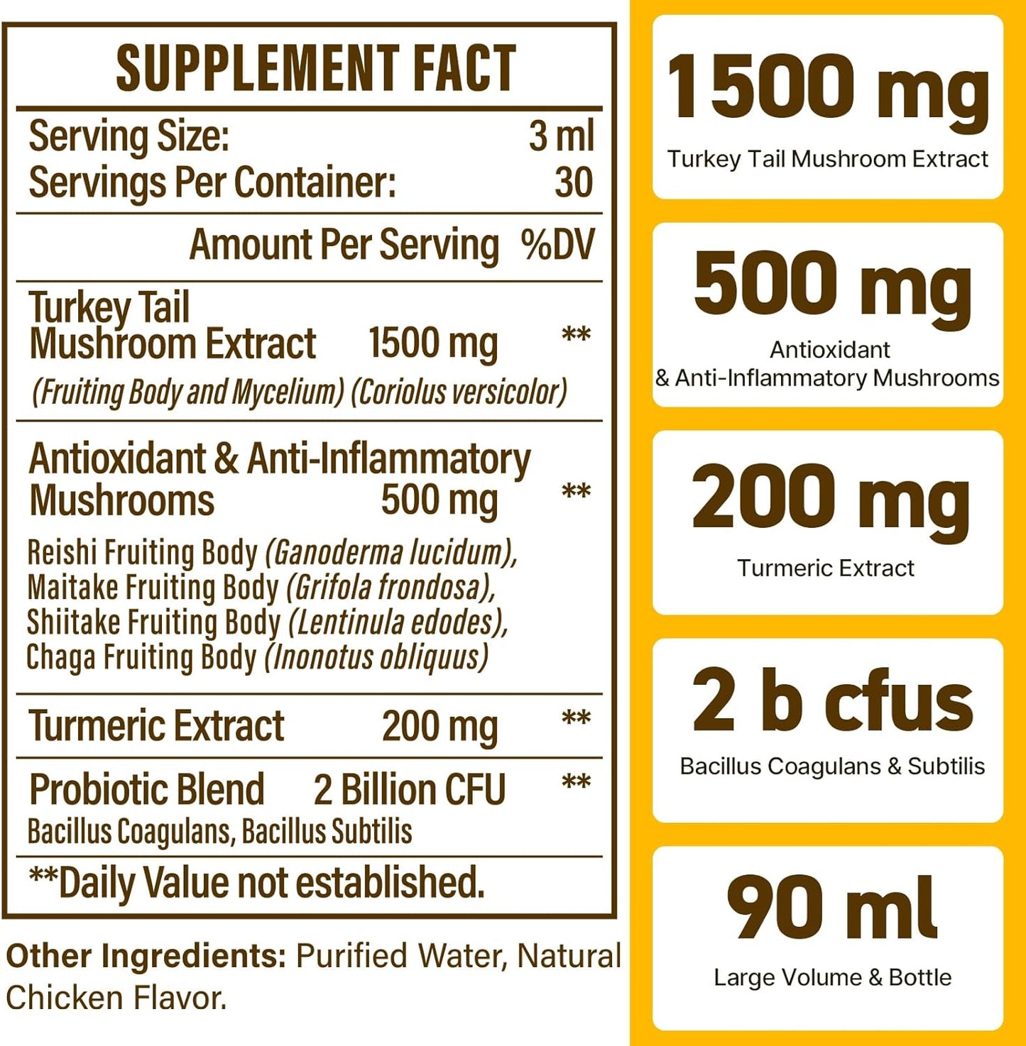 900ml-jazytiko-turkey-tail-mushroom-pet-drop-with-turmeric-probiotic---immune-digestive-support-joint-health-energy-boost---vet-formulated-5x-mushroom-blend-faster-absorption-2