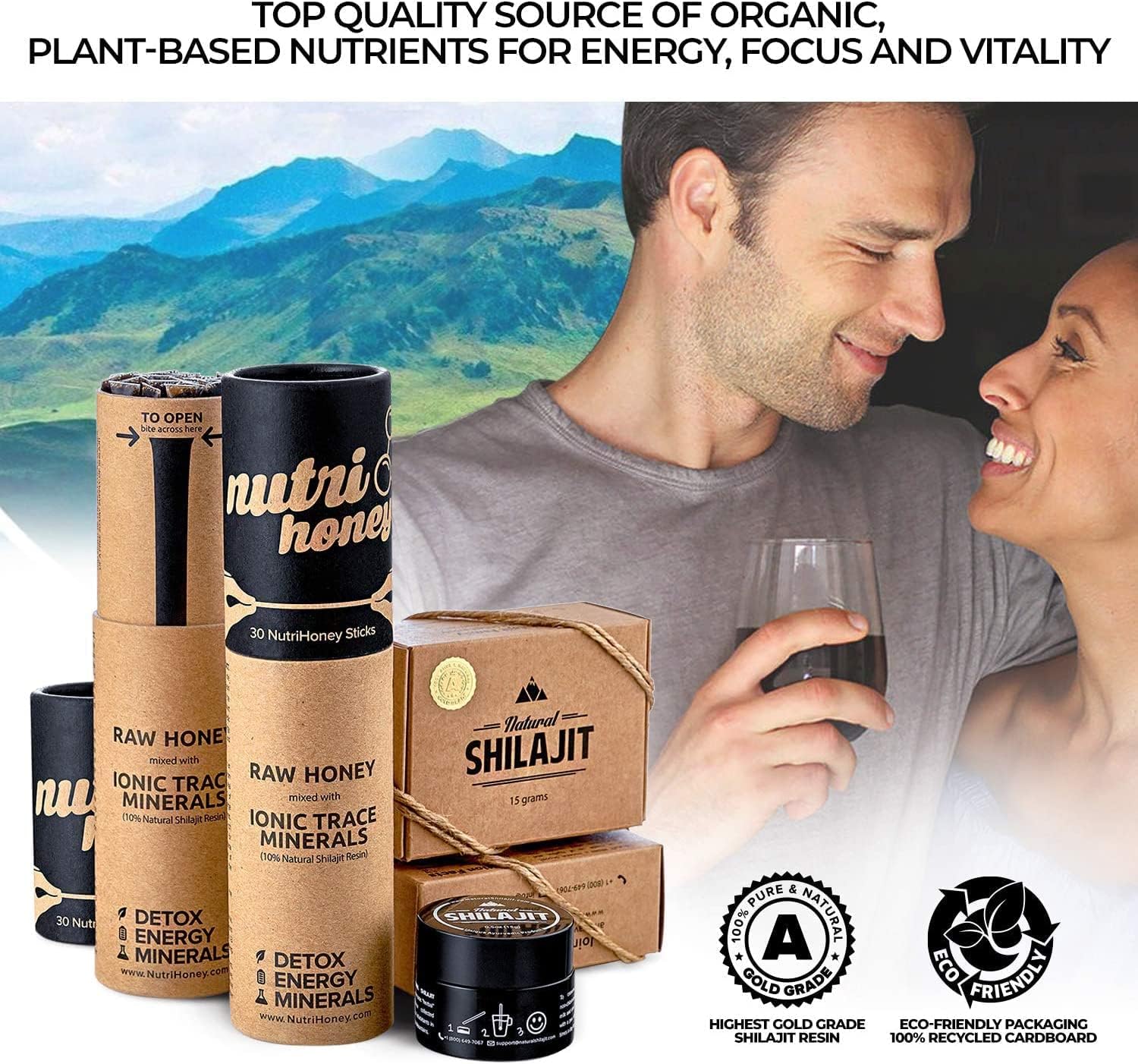 organic-shilajit-honey-sticks---energizing-blend-of-shilajit-resin-raw-honey-fulvic-acid-trace-minerals-for-immune-support-vitality---7-pack-7