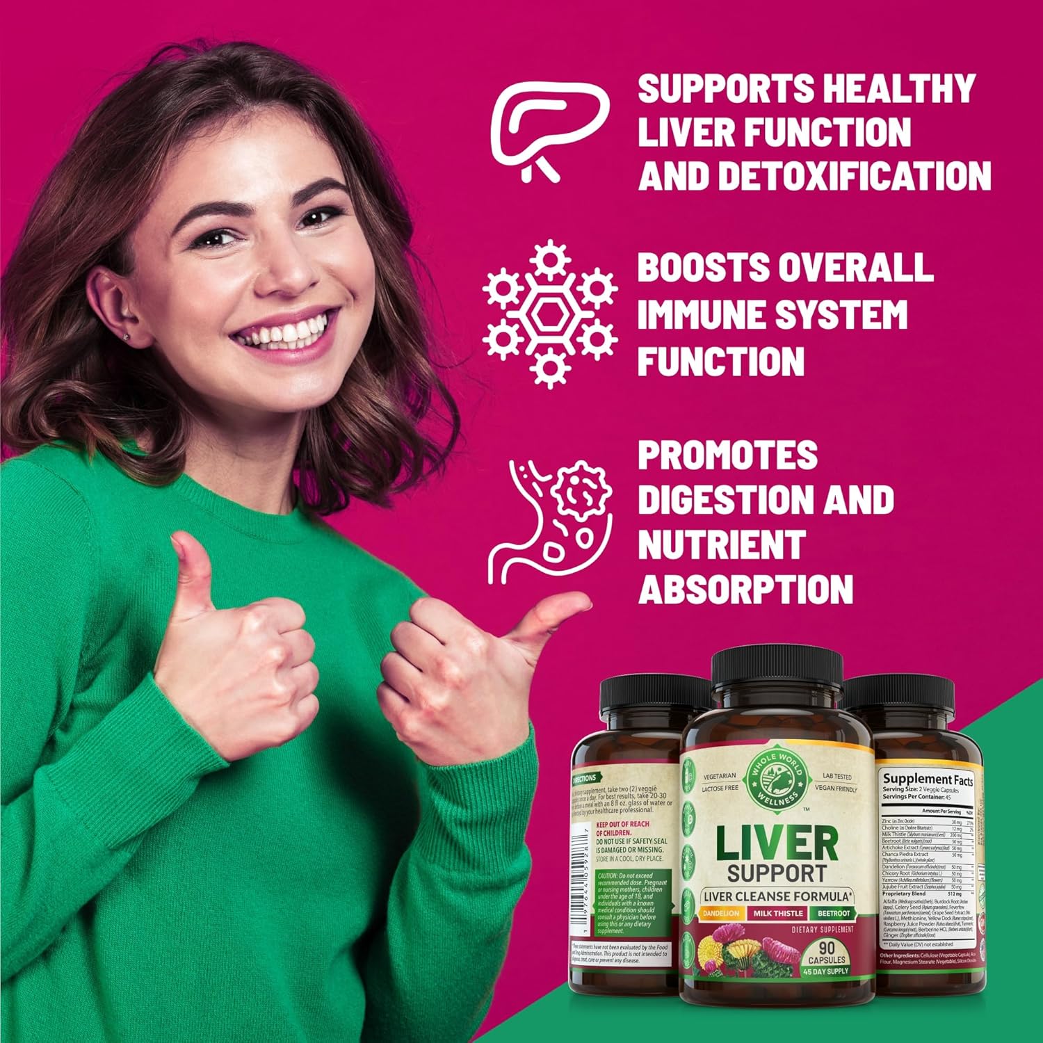 Liver Cleanse Detox Repair Formula & Premium Berberine Bundle - Supports Liver & Cardiovascular Health, Energy Boost, Metabolic Function - USA Made - Espot.com.au
