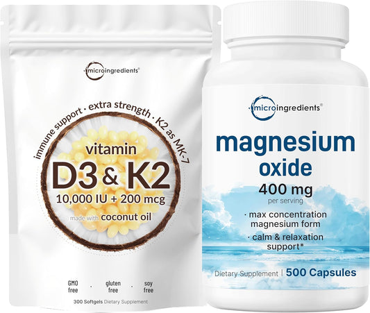 vitamin-d3-10000iu-k2-200mcg-with-coconut-oil-softgels-magnesium-oxide-400mg-bundle---essential-sunshine-vitamins-for-maximum-concentration-1