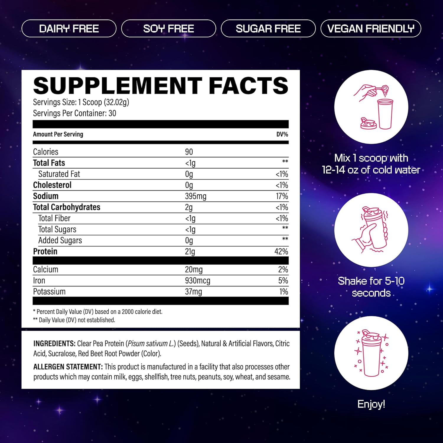 plant-based-strawberry-protein-juice-powder---clear-pea-protein-30-servings---vegetarian-vegan-friendly-easy-to-digest-glutensugardairysoy-free-4