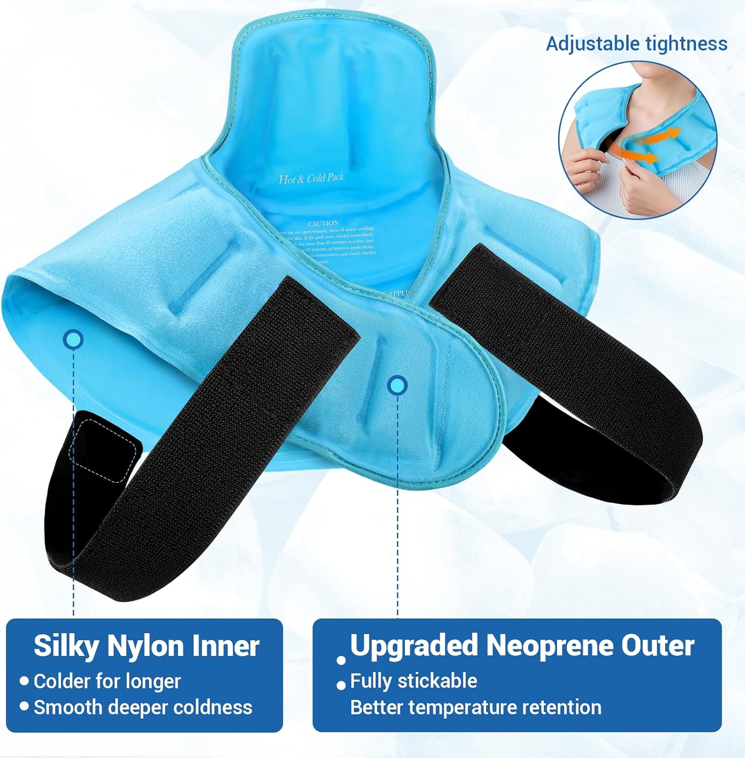 reusable-gel-ice-pack-wrap-for-neck-and-shoulders-pain-relief-with-straps---cold-compression-therapy-for-upper-back-and-cervical-injuries---fsa-hsa-eligible---smallmedium-size-4