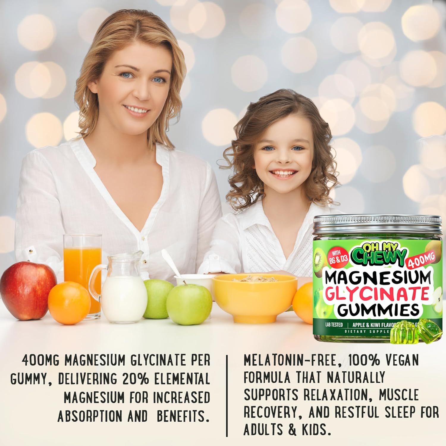 high-absorption-magnesium-glycinate-gummies-400mg-for-sleep-calm-muscle-relaxation---kids-teens-adults---b6-d3---gelatin-free-vegan---60-count-8