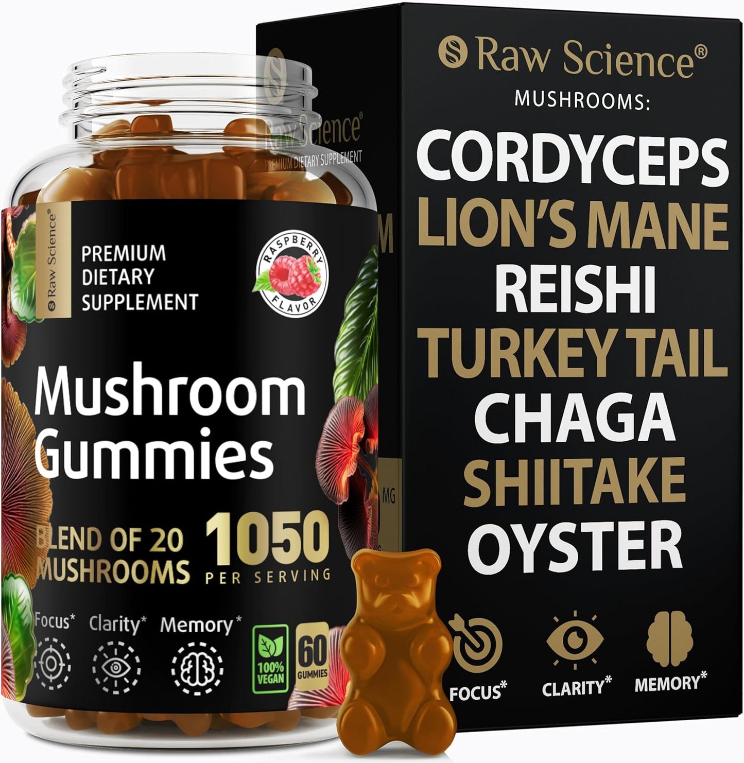 nootropic-mushroom-complex-gummies-for-memory-focus---lions-mane-cordyceps-shiitake-reishi-chaga-enoki-oyster---60-gummies-1