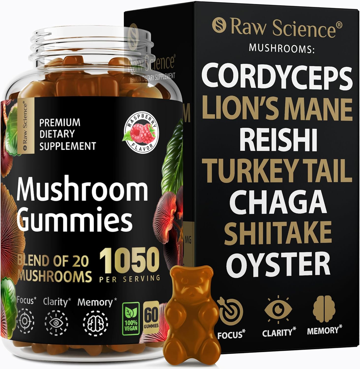 nootropic-mushroom-complex-gummies-for-memory-focus---lions-mane-cordyceps-shiitake-reishi-chaga-enoki-oyster---60-gummies-1