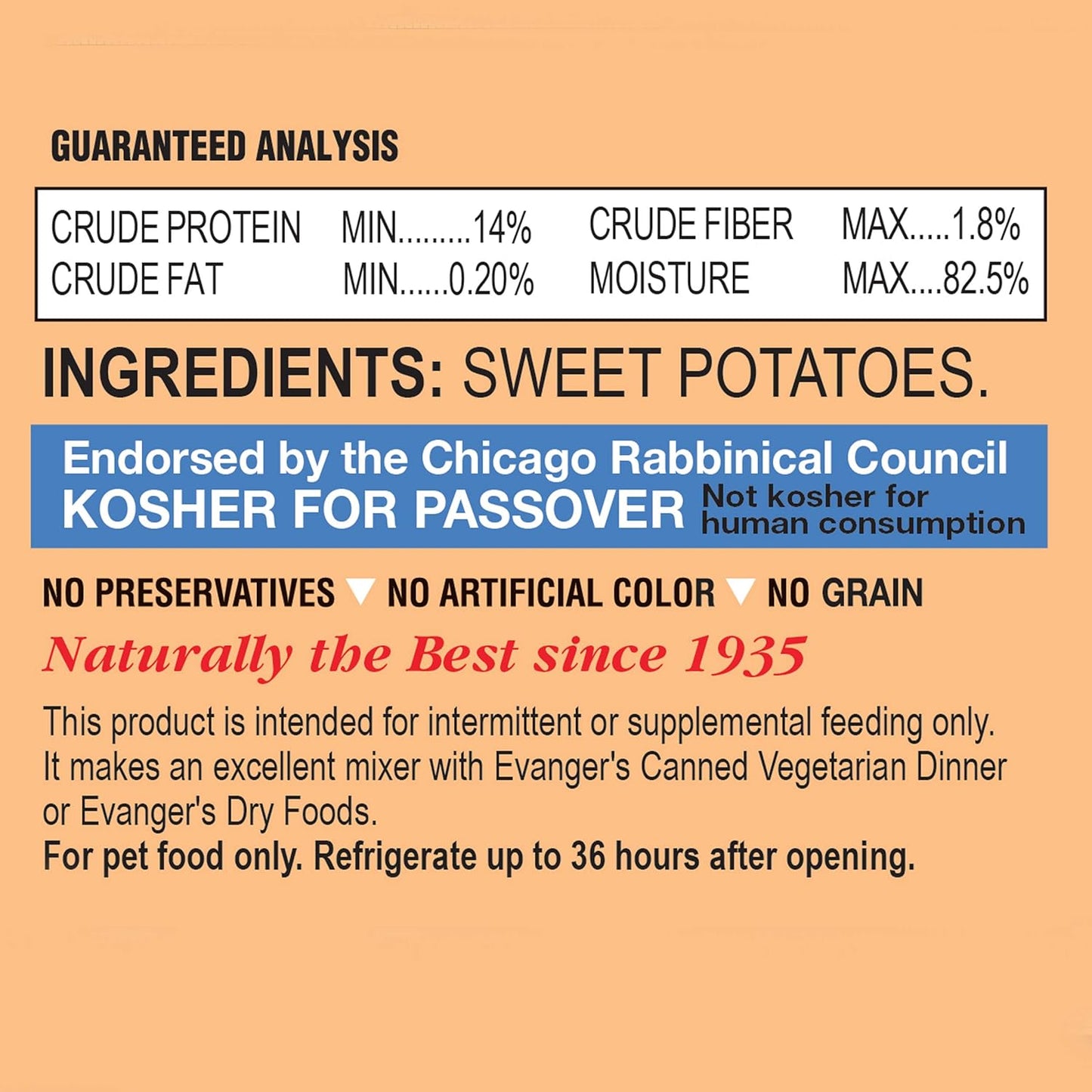 evangers-sweet-potato-complements-for-dogs-cats---24-pack-of-6-oz-cans---natural-and-nutritious-pet-food-supplement-3