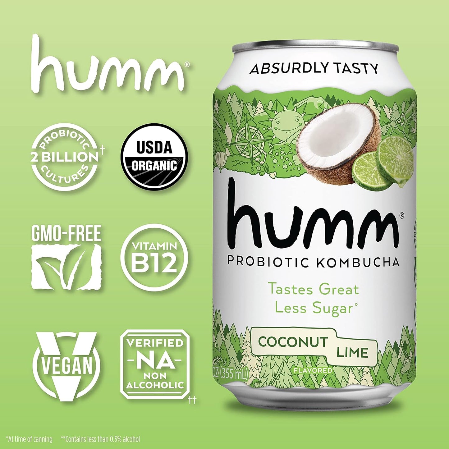 humm-kombucha-paradise-variety-12-pack-with-2-billion-probiotics-for-gut-health---includes-blackberry-coconut-lime-and-pomegranate-lemonade-flavors-3