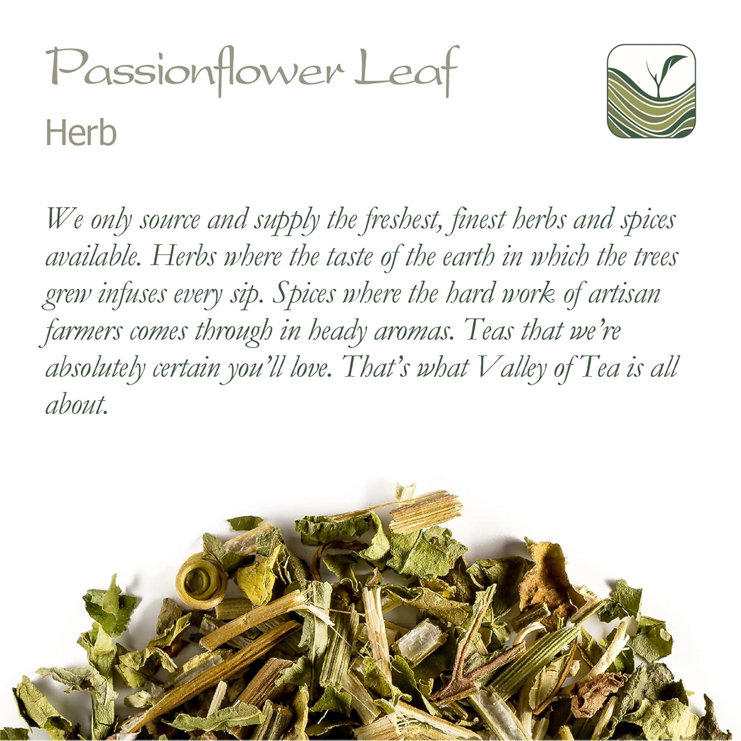 Organic Calming Passionflower Tea - Whole Leaf Dried Passiflora Herb for Anxiety - Valley of Tea Passion Flower - Maypop Wild Passion Vile - Paciflora Te Pasiflora - Espot.com.au