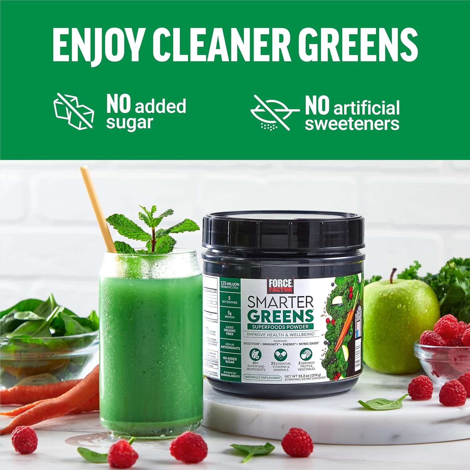 2-pack-force-factor-smarter-greens-superfoods-powder---supports-digestion-bloating-immunity-and-energy---with-probiotics-digestive-enzymes-antioxidants-and-fiber---60-servings-8