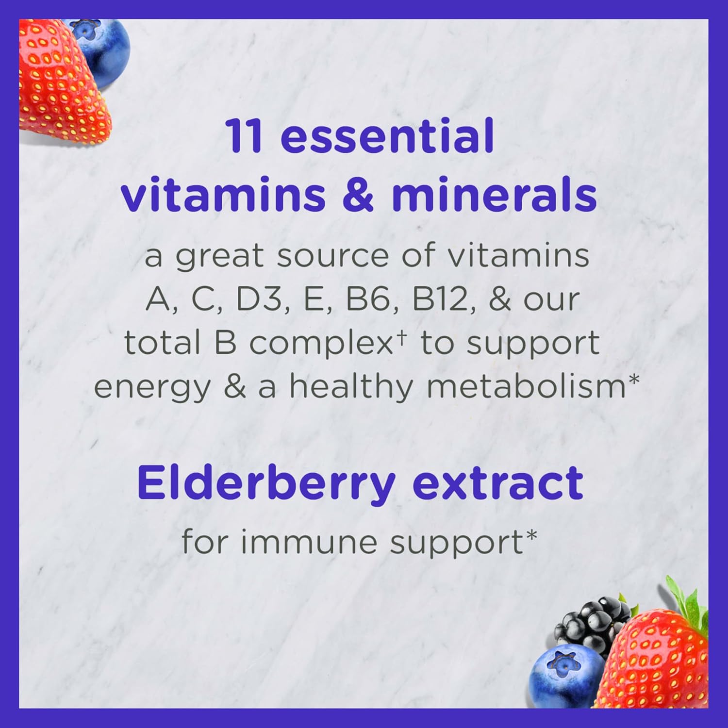 Zarbee's Children's Multivitamin Gummies with Immune Support - 70 Count - Vitamins A, C, D3, E, B6, B12, Folic Acid & B-complex - Espot.com.au