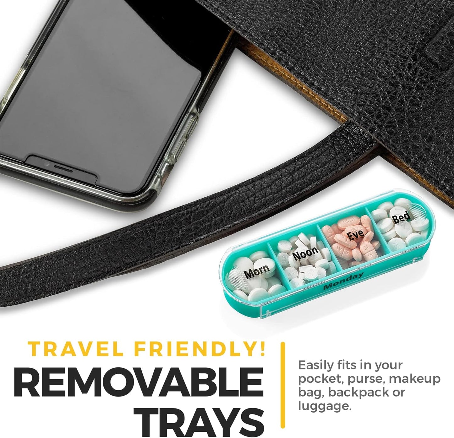 black-weekly-pill-organizer-with-7-stackable-compartments---1-dispenser-for-morning-noon-evening-and-bedtime-doses-4