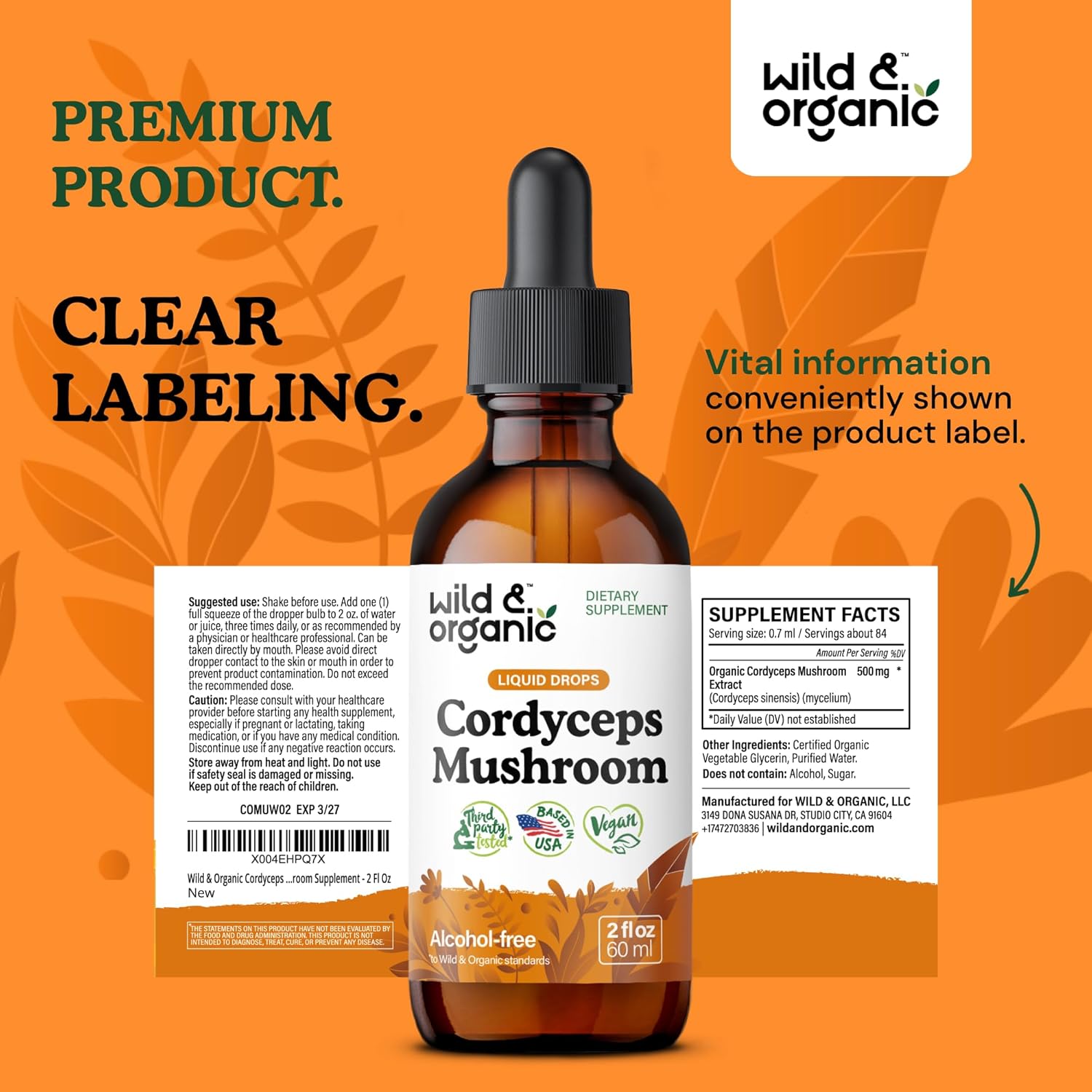 organic-cordyceps-mushroom-tincture---energy-immune-support-extract-supplement---liquid-sinensis-drops---vegan-sugar-alcohol-free---2-fl-oz-9