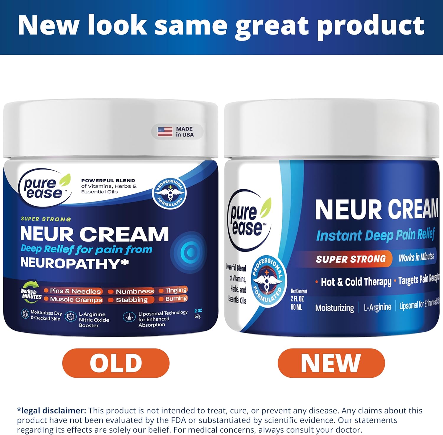 2oz-pure-ease-neuropathy-pain-relief-cream---fast-acting-formula-for-maximum-strength-nerve-pain-relief-in-feet-hands-legs-toes---with-nitric-oxide-booster-natural-ingredients-2