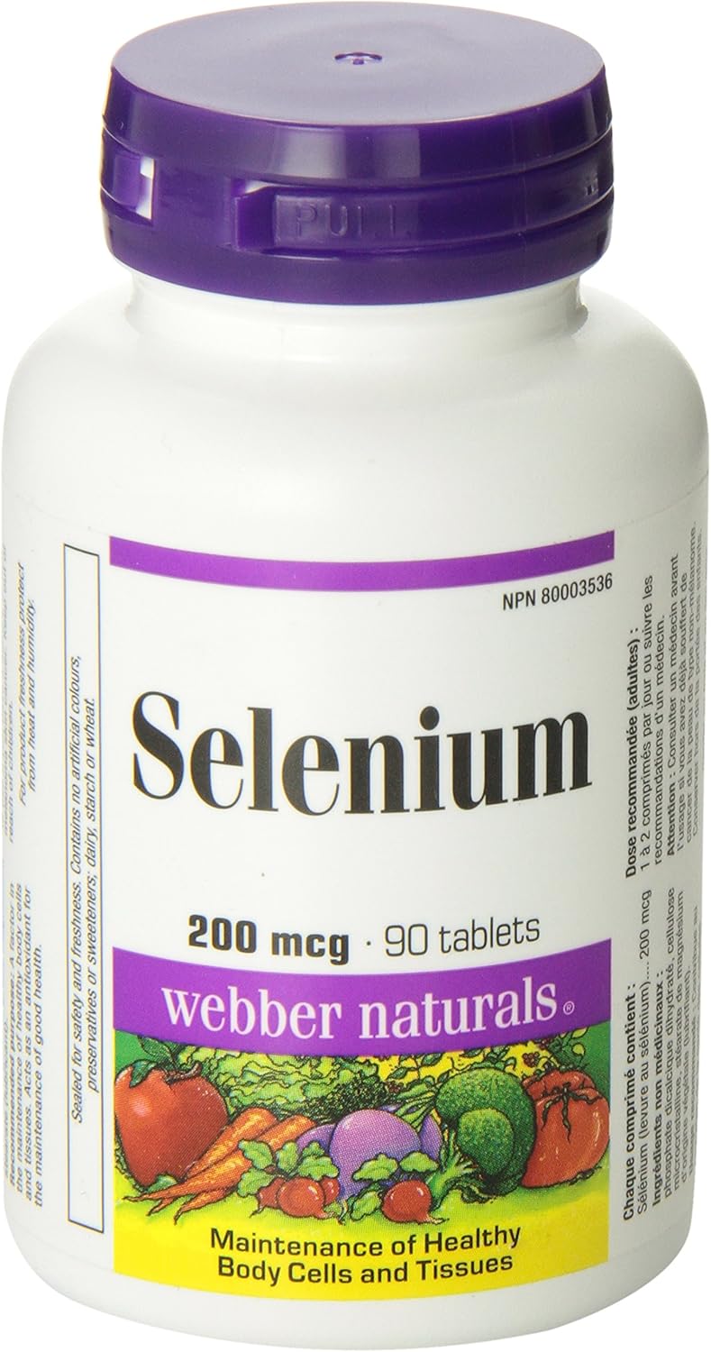Selenium 200 mcg Supplement by Webber Naturals - Immune Support and Antioxidant Boost - Espot.com.au