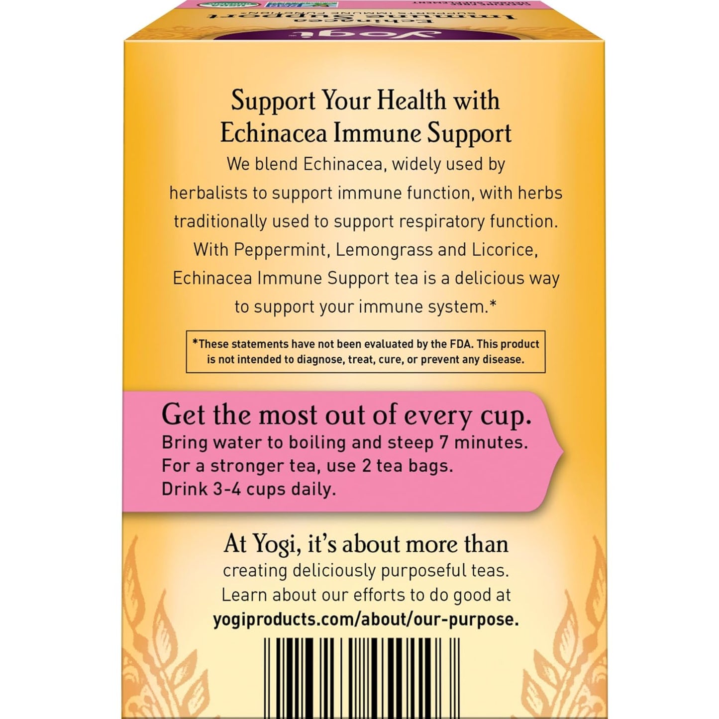 organic-yogi-tea-echinacea-immune-support-tea---96-tea-bags-16-bags-per-pack-6-packs---immunity-boosting-herbal-tea-with-peppermint-lemongrass-cinnamon-echinacea-licorice-root-more-2