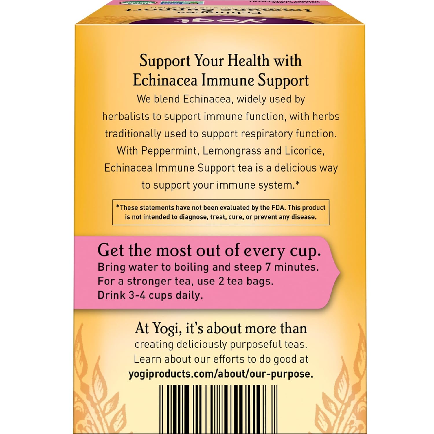 organic-yogi-tea-echinacea-immune-support-tea---96-tea-bags-16-bags-per-pack-6-packs---immunity-boosting-herbal-tea-with-peppermint-lemongrass-cinnamon-echinacea-licorice-root-more-2
