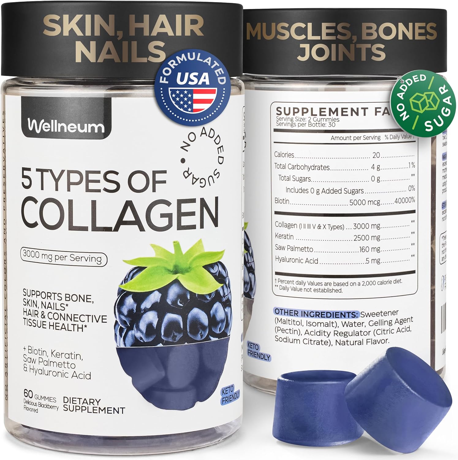 collagen-peptide-gummies-for-healthy-hair-skin-nails-and-bones---hyaluronic-acid-biotin-keratin-saw-palmetto---sugar-free-and-gluten-free---men-and-womens-collagen-supplement-1