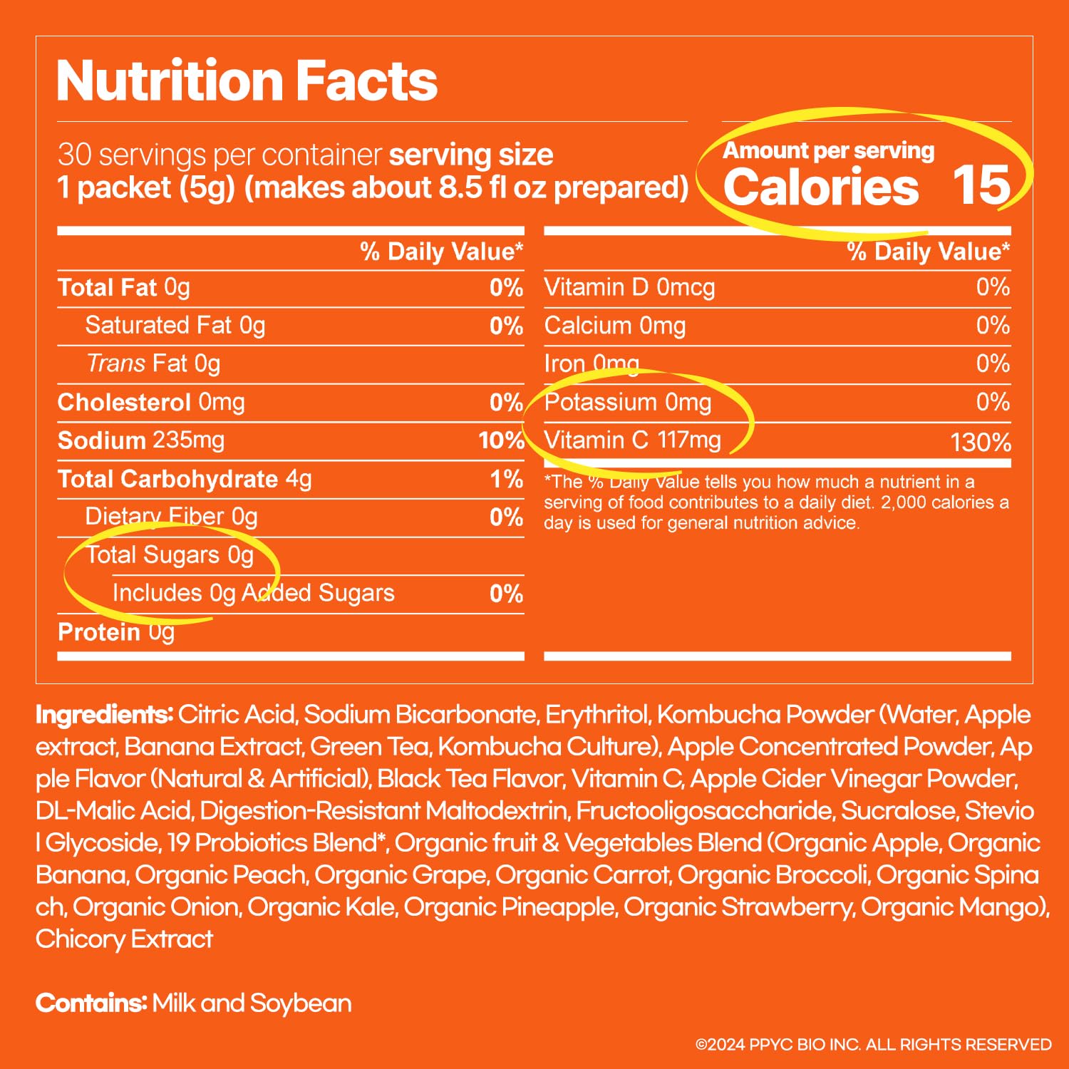 30-packets-of-sunmanc-kombucha-apple-flavored-tea-powder-mix---sparkling-probiotic-fermented-drink-with-0g-sugar-and-low-calories-3