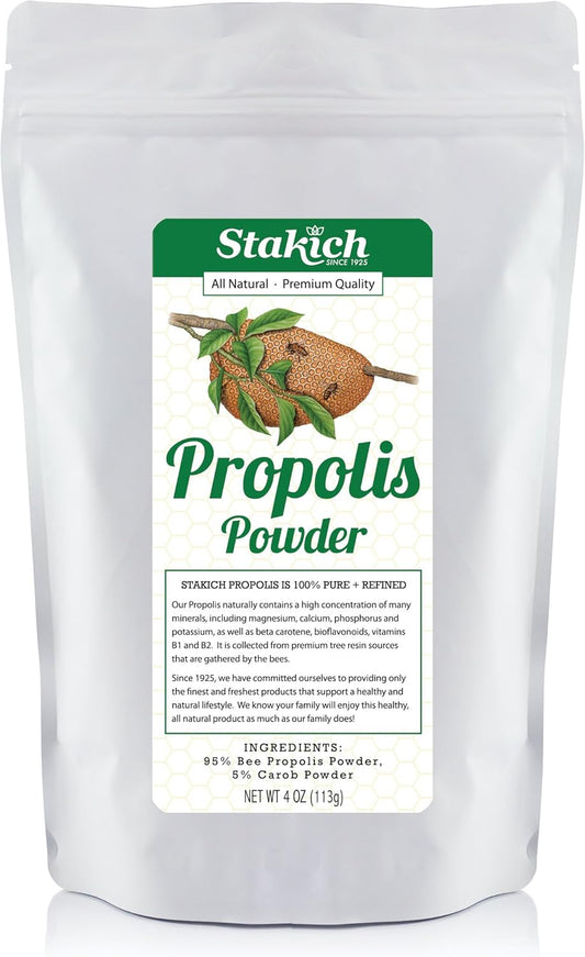 4-oz-stakich-bee-propolis-powder---100-natural-supplement-for-immune-support-and-health---high-quality-bee-propolis-powder-1