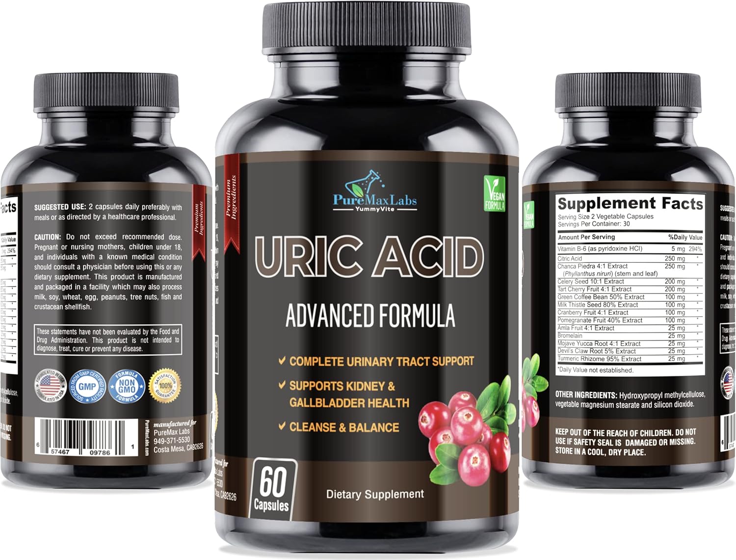 uric-acid-cleanse-capsules-with-cranberry-chanca-piedra-tart-cherry-milk-thistle---kidney-liver-support---60-count-5