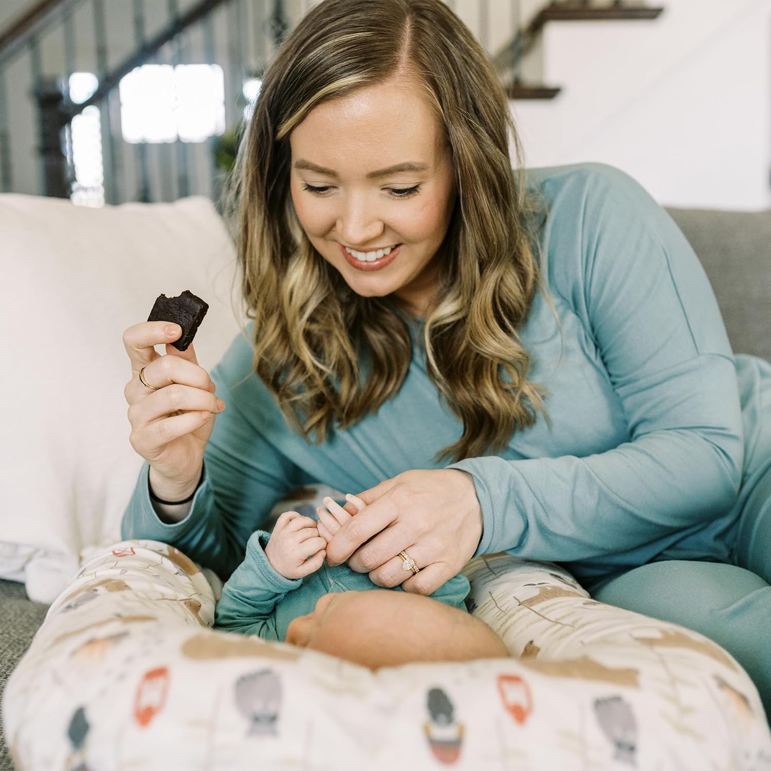 Organic Fruit & Nut Lactation Bites - Breastfeeding Support, Boost Milk Supply, Fenugreek-Free, Natural Galactagogues - Chocolate Sea Salt, 6 Pack - Espot.com.au