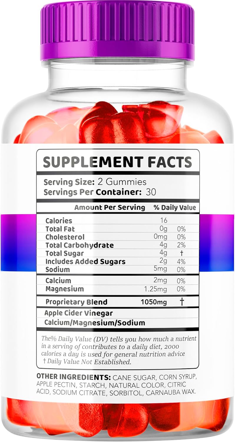 Fast Ripped Keto ACV Gummies - Advanced Weight Loss Supplement with 1050 MG - 1 Month Supply - Espot.com.au