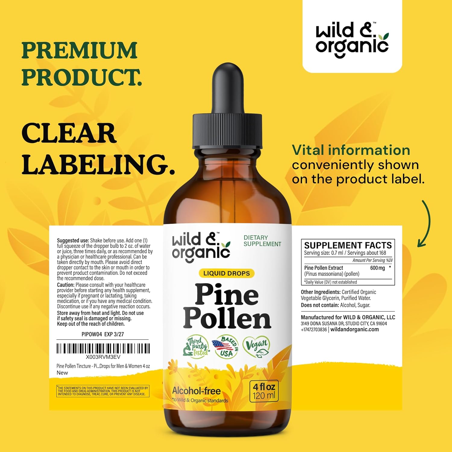 organic-pine-pollen-tincture---liquid-drops-for-men-women---vegan-sugar-alcohol-free-supplement---4-fl-oz-9