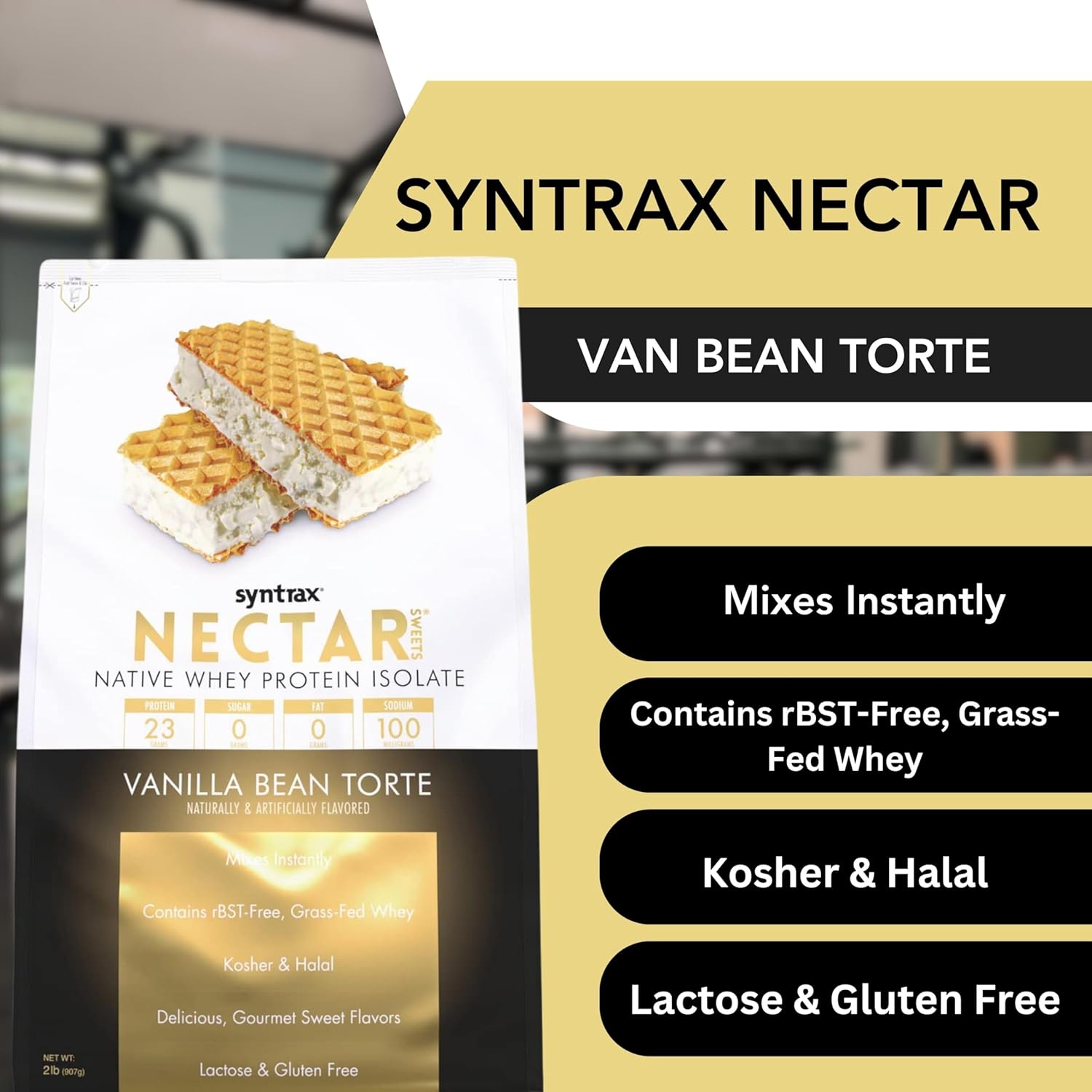 high-protein-vanilla-bean-torte-bundle---32-servings-23g-protein-low-carb-zero-fat-lactose-gluten-free-with-nutrition-keychain-2