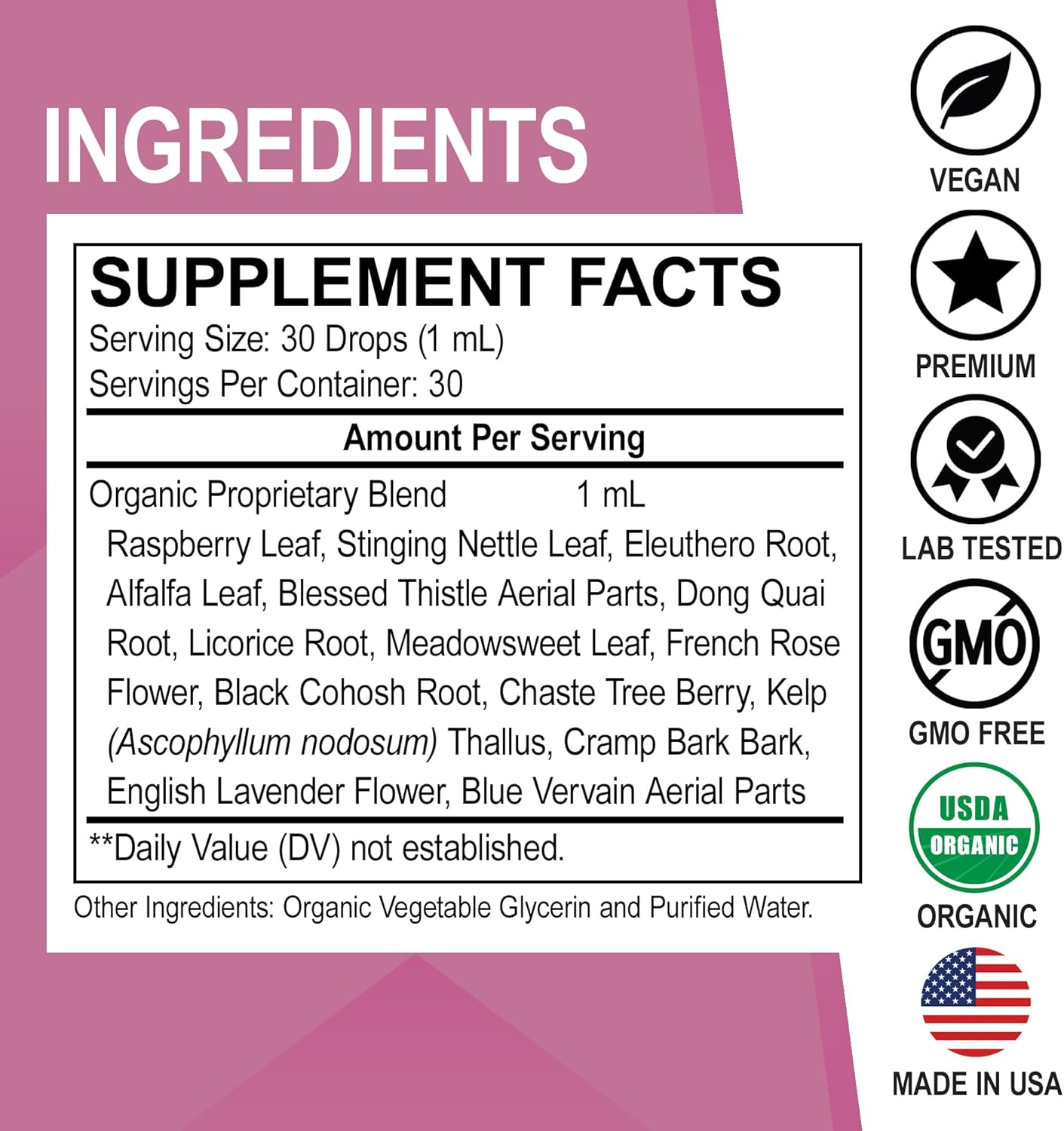 organic-hormone-balance-liquid-drops-for-women---pms-relief-menstrual-support-supplement-with-raspberry-leaf-chasteberry-black-cohosh---1-oz-6