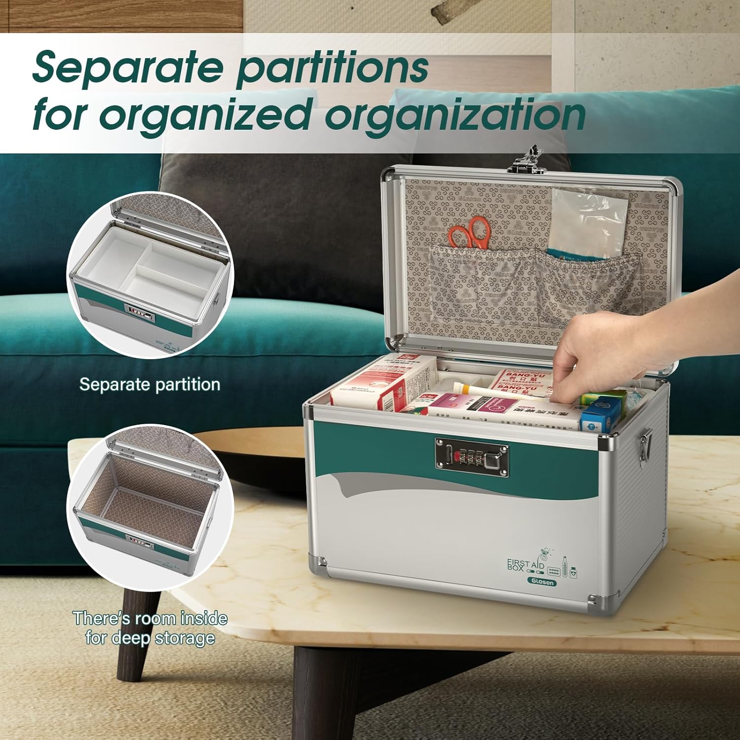 compact-medicine-lock-box-with-combination-lock---small-10x67x67-inch-medication-safe-organizer-box-6