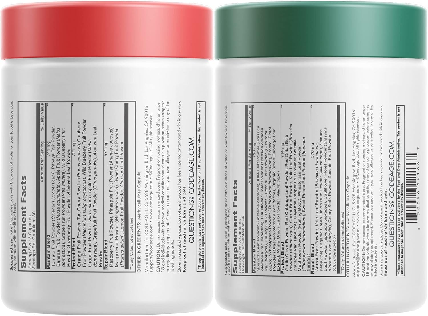 codeage-instantfood-easy-veggies-and-fast-fruits-vitamins-bundle---30-daily-vegetables-and-fruits-powders---whole-food-green-and-fruits-multivitamin---fibers-and-vegan-superfood-minerals-supplement---180-capsules-2