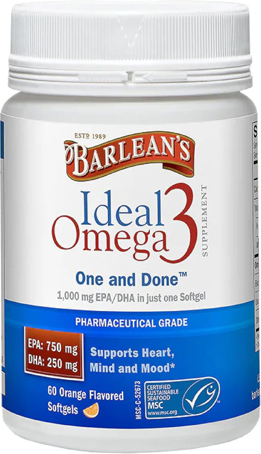 barleans-ideal-omega-3-fish-oil-supplement-1000mg-softgels-pharmaceutical-grade-epa-dha-for-brain-joint-heart-health-orange-flavor---60-count-1