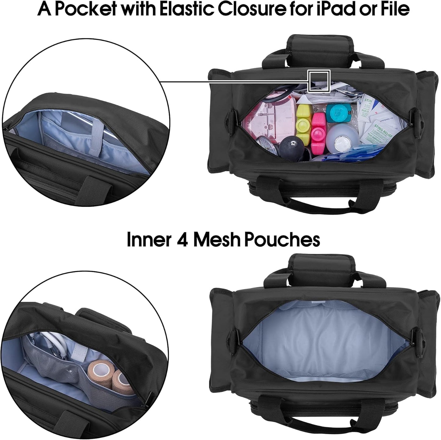portable-black-nurse-bag-for-home-health-hospice-hospital-interns---empty-medical-supplies-shoulder-bag-by-trunab-3