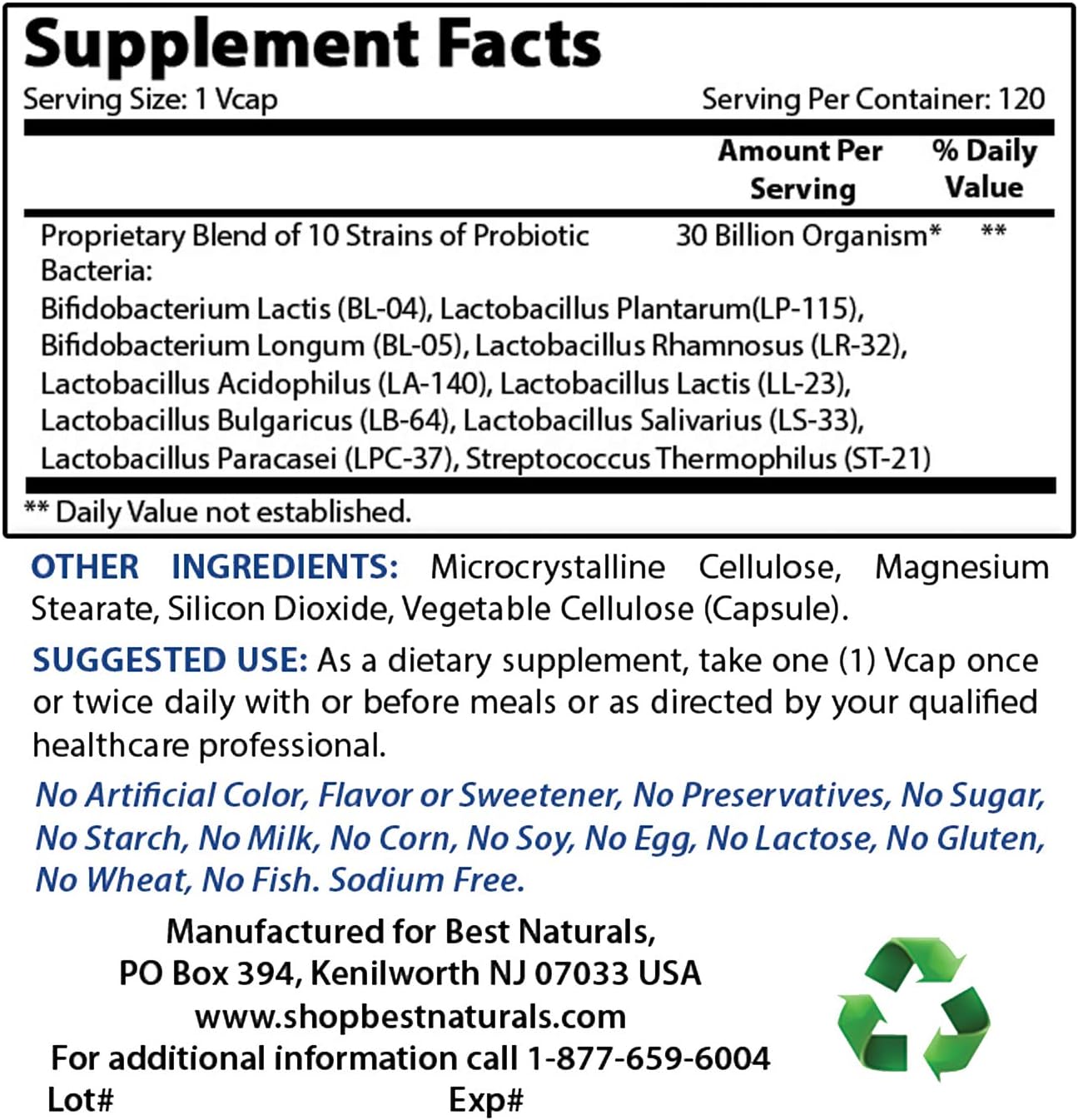 High Potency Vitamin A 25000 IU with Probiotic Blend - 10 Strains & 30 Billion CFU - Boost Immunity and Gut Health - Espot.com.au