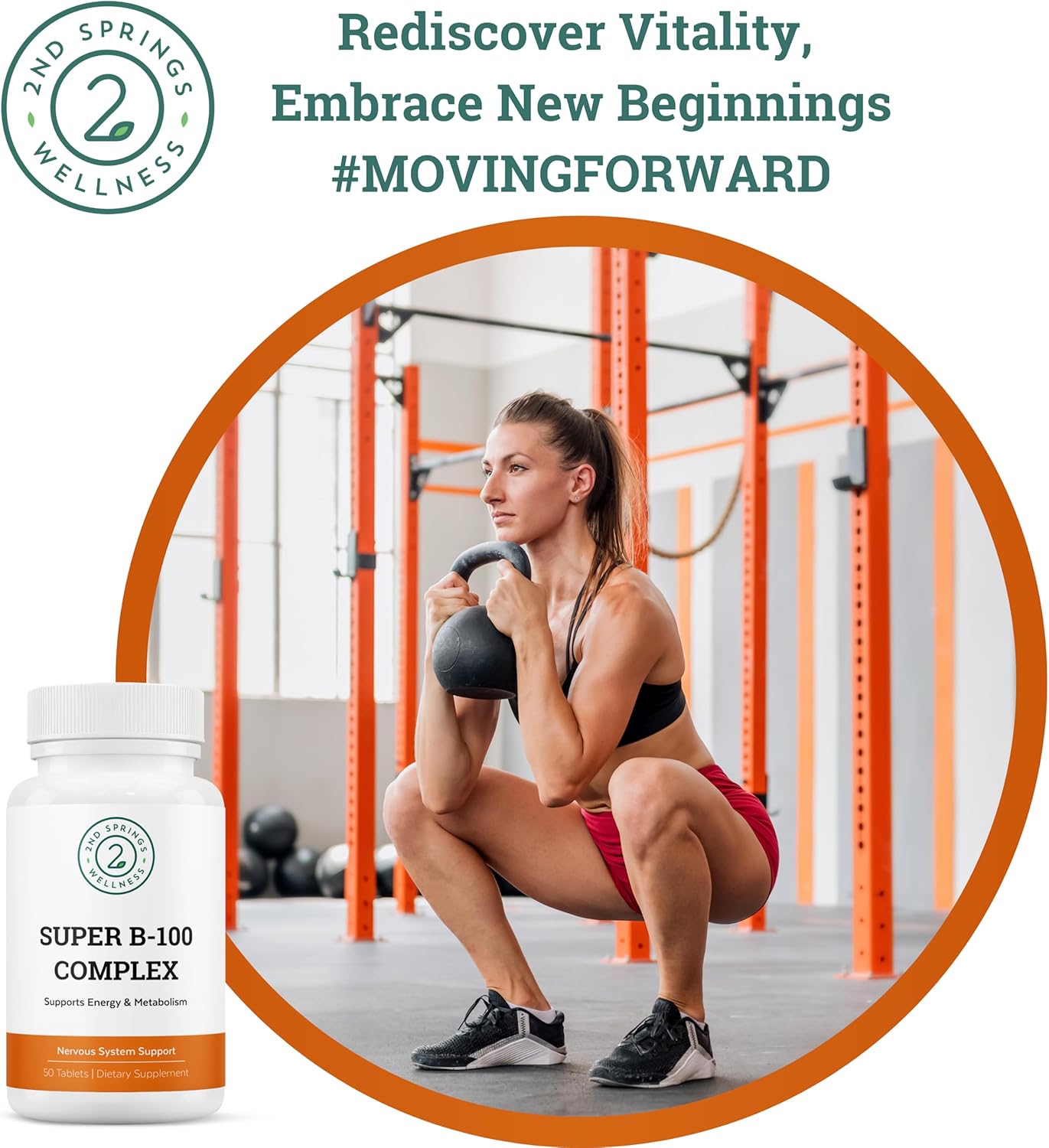 Women's Daily Essentials Bundle: Vitamin D3+K2 Chewables & Super B-100 Complex - 2nd Springs - Espot.com.au