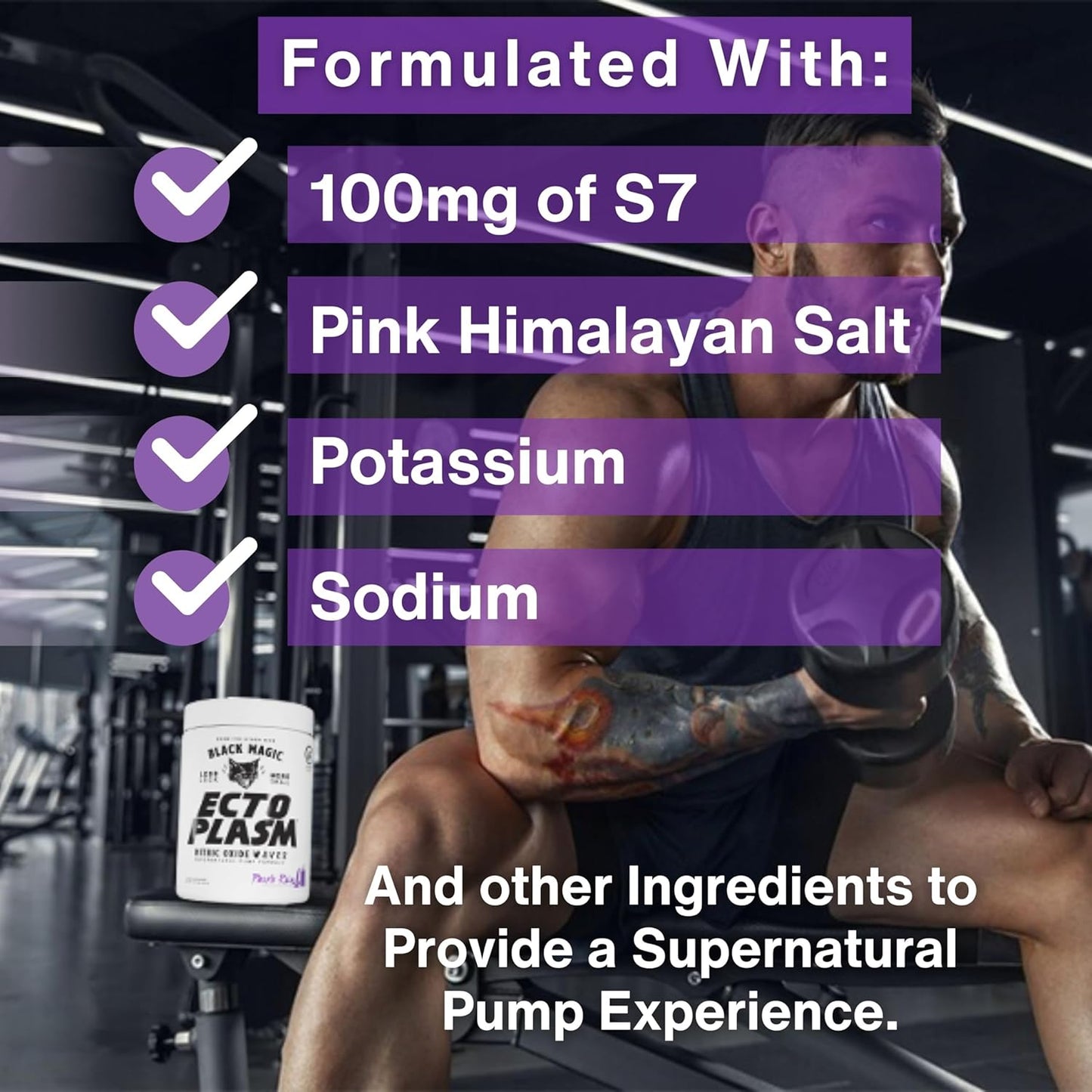 nutrition-bundle-for-black-magic-supply-ecto-plasm---purple-rain-pre-workout---20-scoops-pump-powder-with-keychain-3
