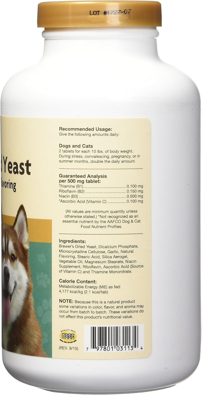 naturvet-brewers-dried-yeast-garlic-flavor-chewable-tablets-for-dogs-cats-1000-count---usa-made-with-vitamins-3
