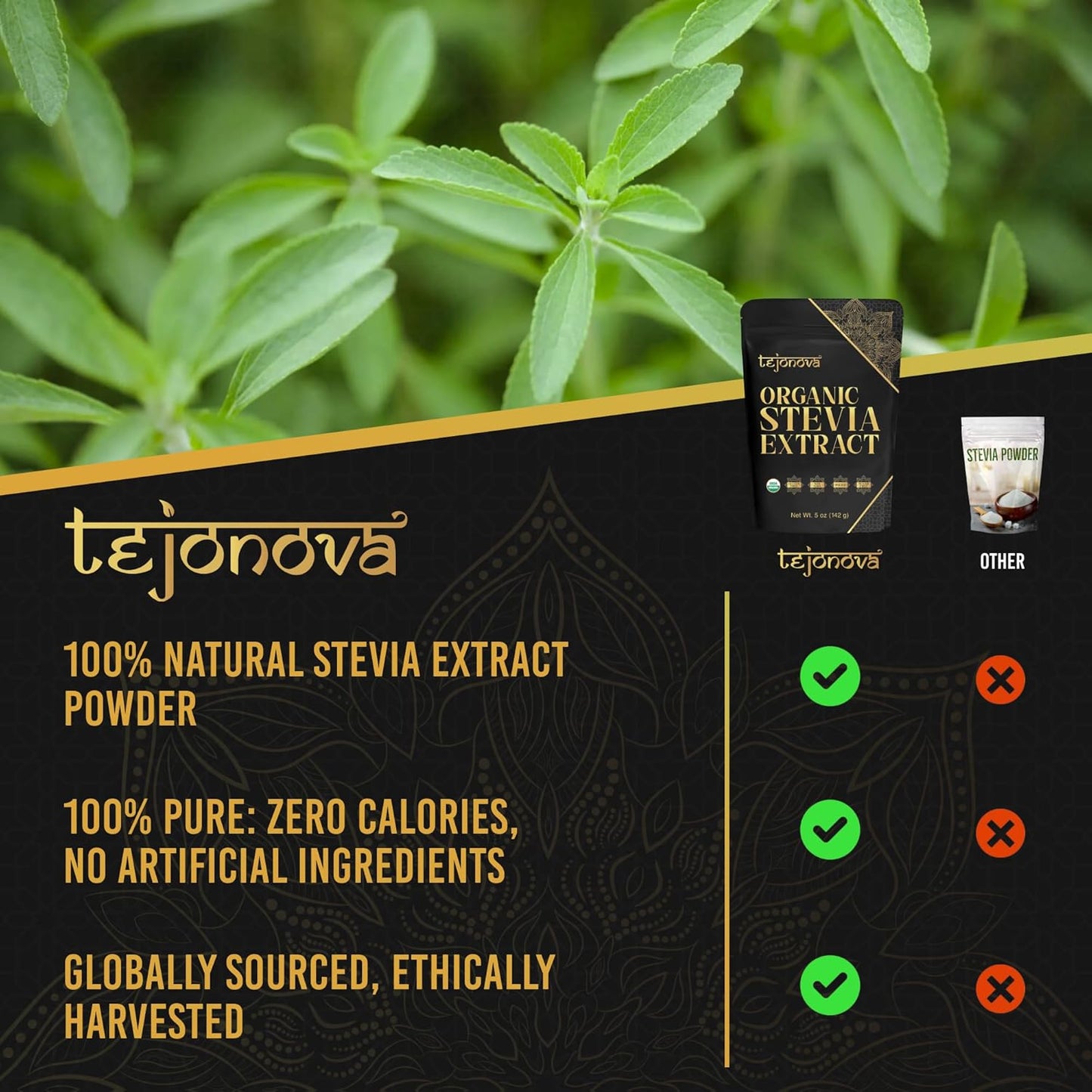organic-stevia-powder-5oz---zero-calorie-sweetener-pure-stevia-extract-powder-sugar-substitute---1014-servings---non-gmo-usda-certified-organic-2