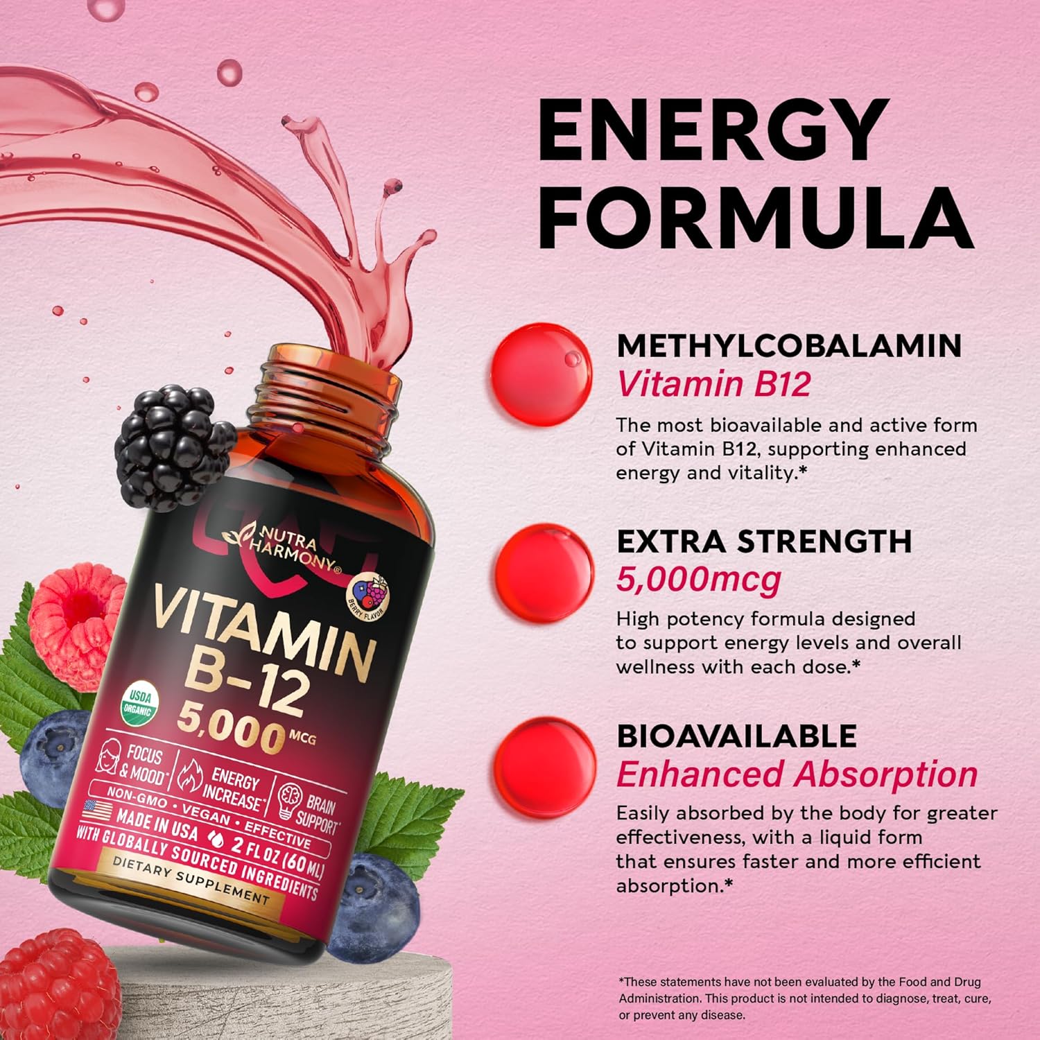 organic-vitamin-b12-sublingual-drops---5000-mcg-liquid-methylcobalamin-for-energy-focus-brain-health---vegan-formula-for-women-men---maximize-absorption---2-month-supply-5